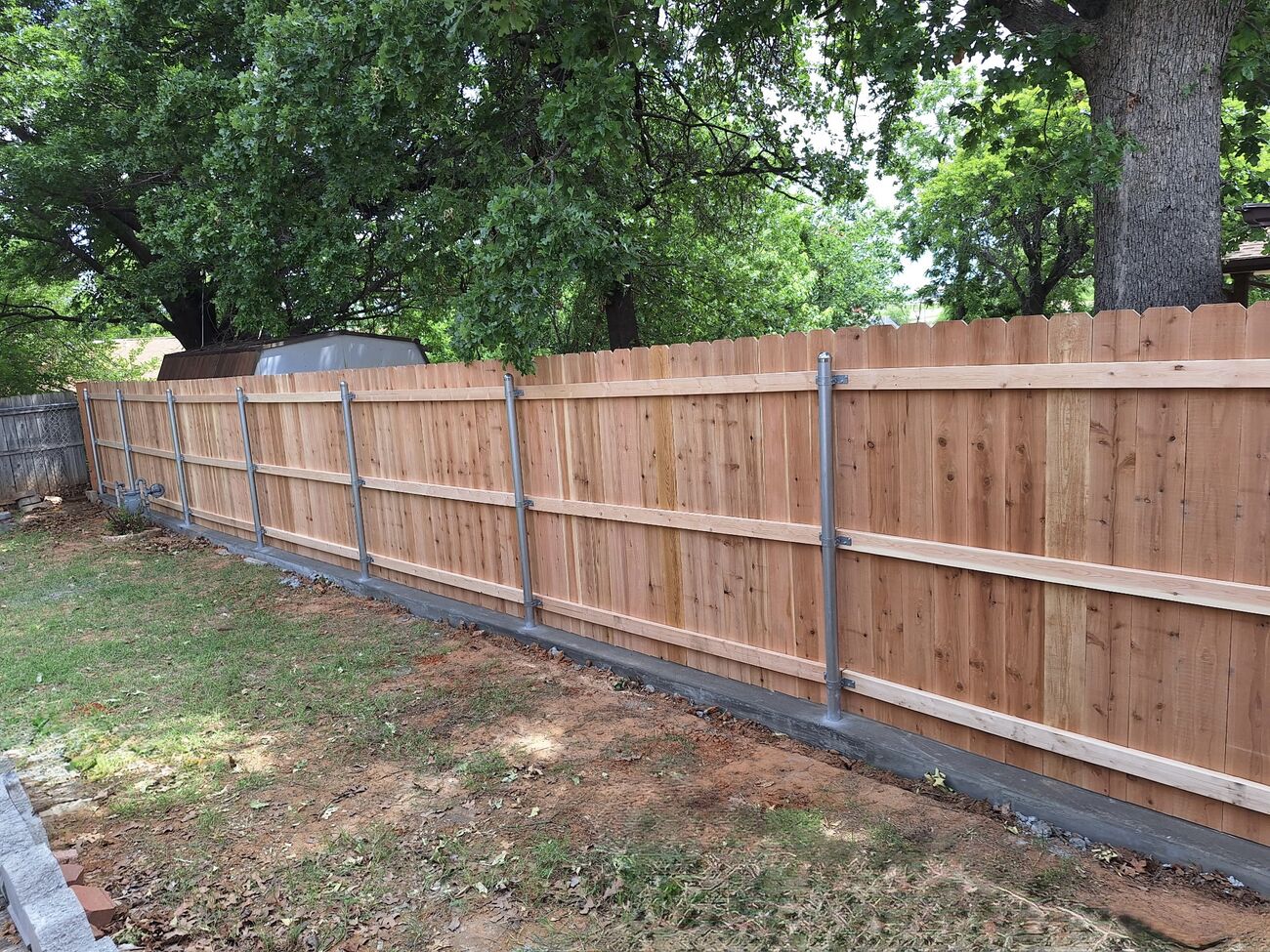 Wood fence and gate by SWY Fencing